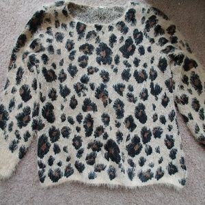 Leopard print sweater